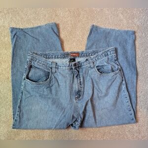 Y2K Vtg Anchor Blue Beyond Baggy Blue Denim Jeans